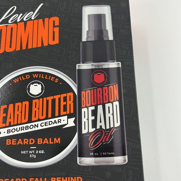 WILD WILLIES Premium Gift Set Beard Oil Beard Butter And Brush for Men New - Picture 10 of 11